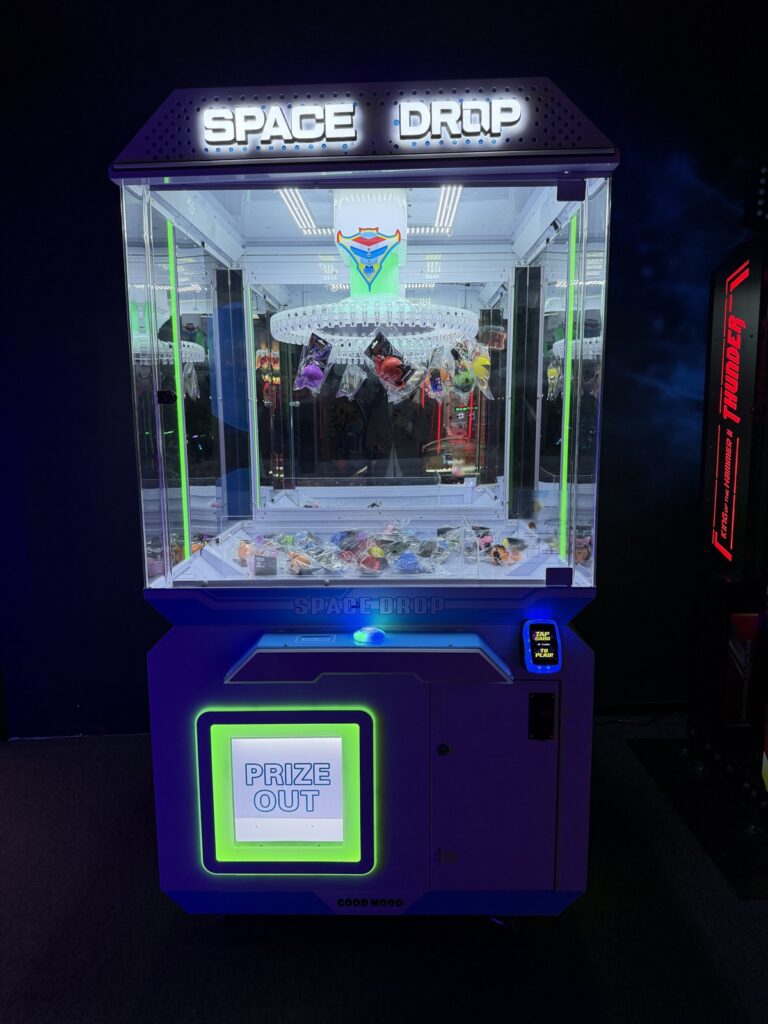 Large-screen games in the arcade